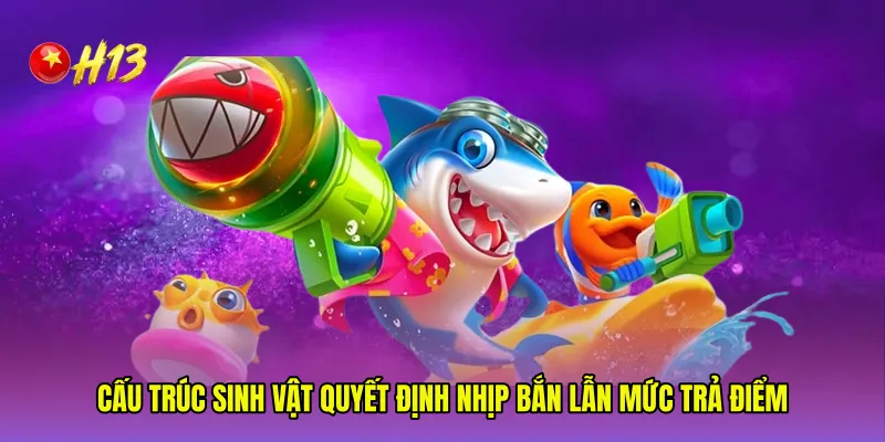 Cấu trúc sinh vật quyết định nhịp bắn lẫn mức trả điểm