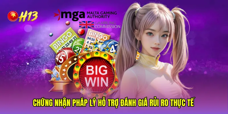 Chứng nhận pháp lý hỗ trợ đánh giá rủi ro thực tế